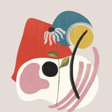 Canvas Abstract Shapes & Flower 2