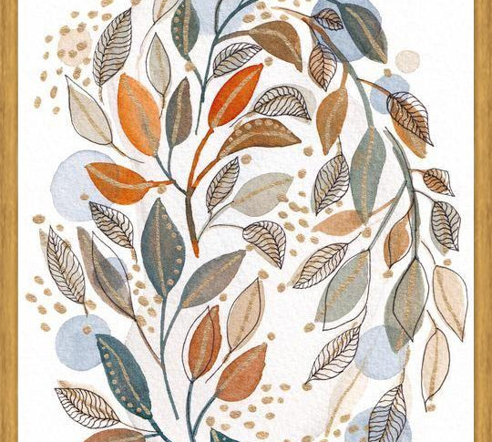 Cuadro Modern watercolor botanicals 4