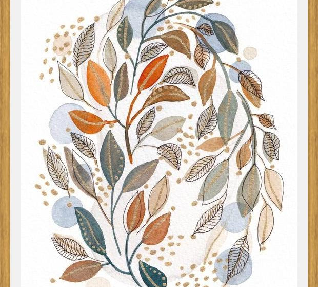 Cuadro Modern watercolor botanicals 4