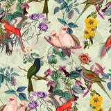 Canvas FLORAL AND BIRDS XII-II