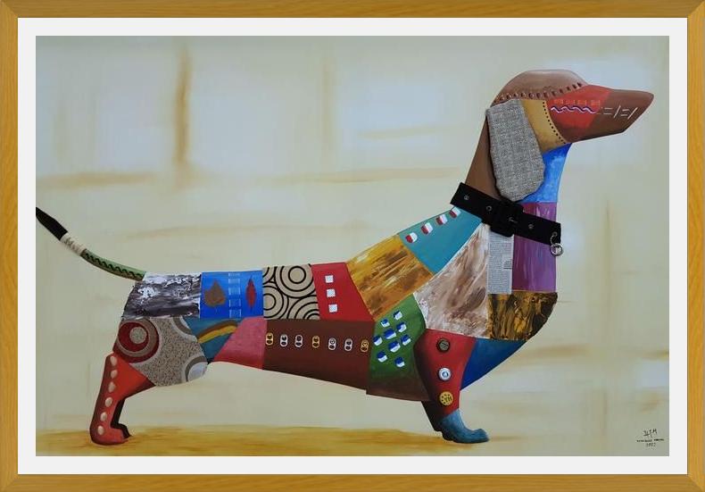 Cuadro Perro Salchicha