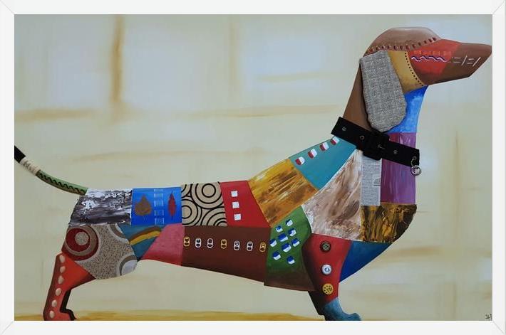 Cuadro Perro Salchicha