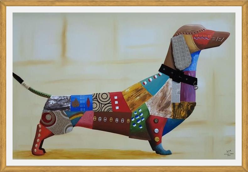 Cuadro Perro Salchicha