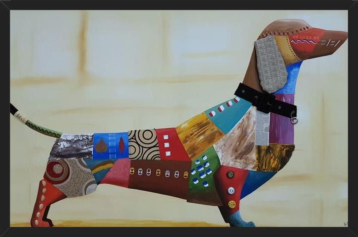 Cuadro Perro Salchicha