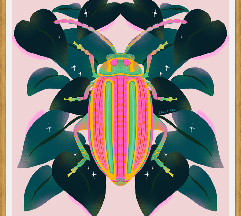 Cuadro Pink Bug