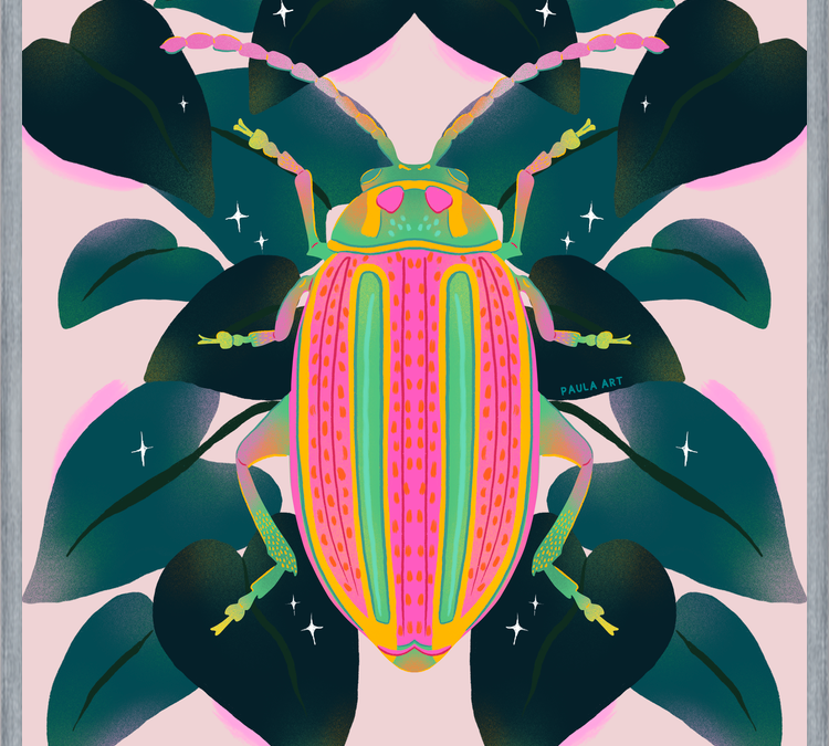 Cuadro Pink Bug
