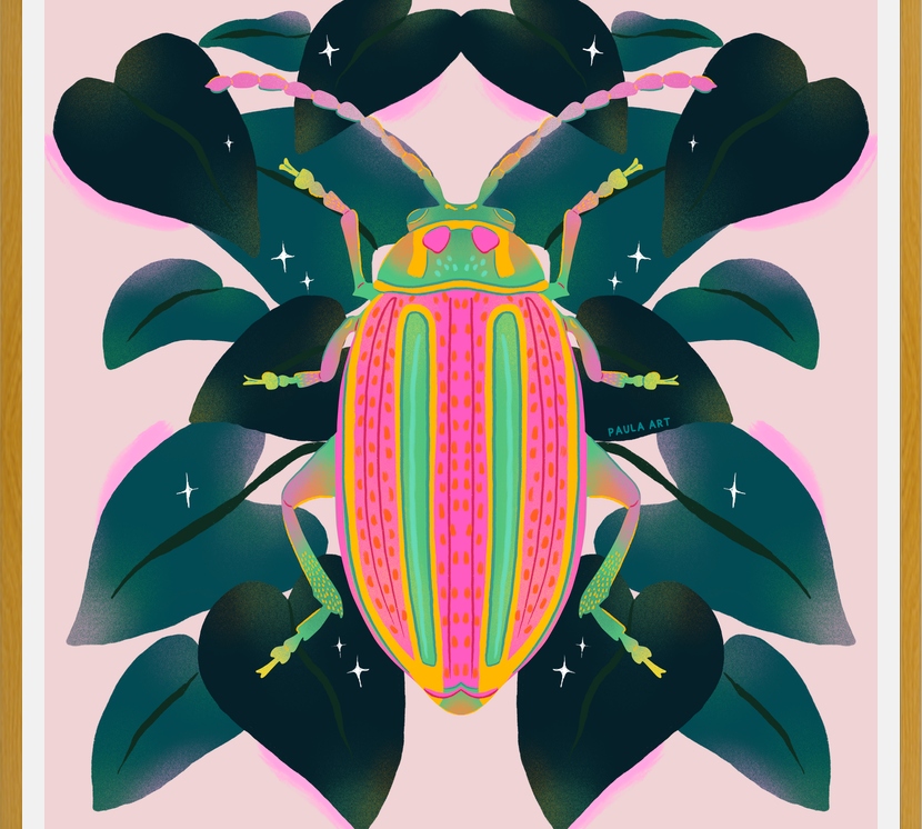 Cuadro Pink Bug