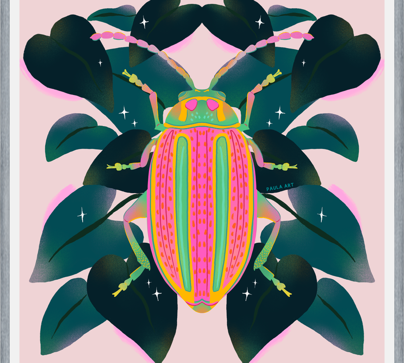 Cuadro Pink Bug