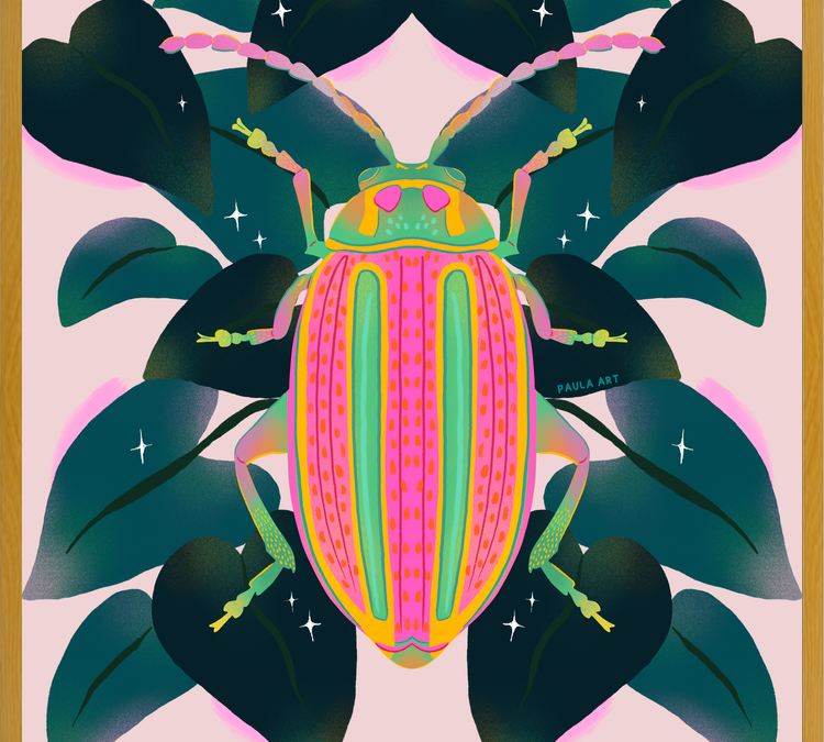 Cuadro Pink Bug