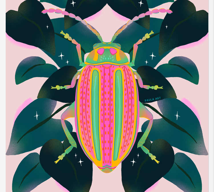 Cuadro Pink Bug