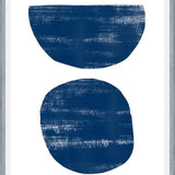 Cuadro Indigo scratched shape