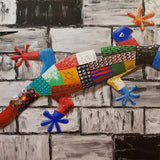 Canvas Gecko en la pared