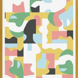 Cuadro Organic Matisse Blocks Pink Mustard