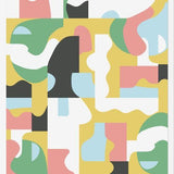 Cuadro Organic Matisse Blocks Pink Mustard