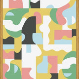 Cuadro Organic Matisse Blocks Pink Mustard