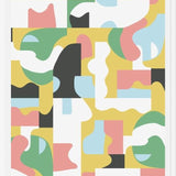 Cuadro Organic Matisse Blocks Pink Mustard