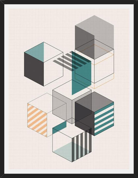 Cuadro Cubes 2