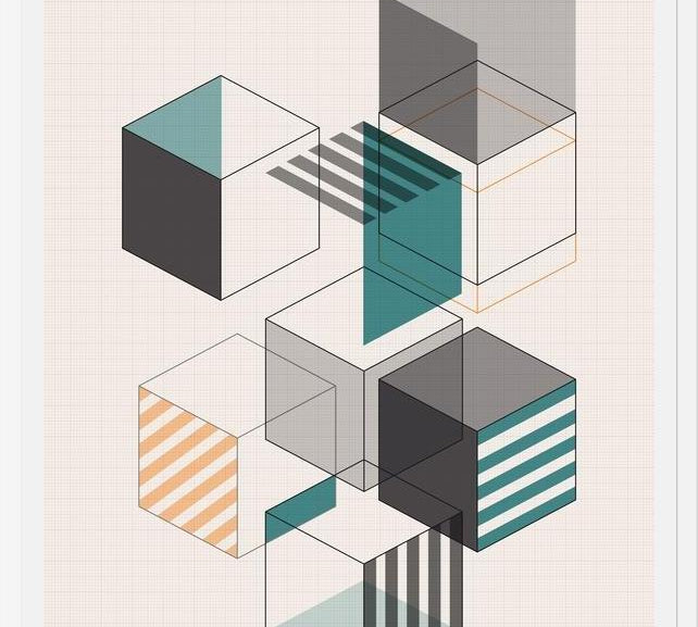Cuadro Cubes 2