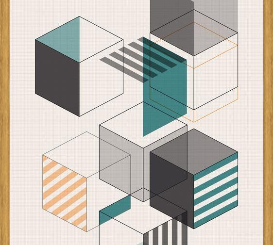 Cuadro Cubes 2