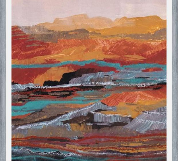 Cuadro Abstract Mineral Inspired Landscape 1