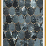 Cuadro Diamantes Turquesa