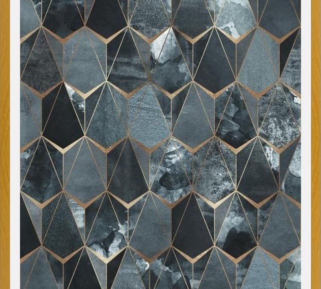 Cuadro Diamantes Turquesa