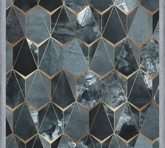 Cuadro Diamantes Turquesa
