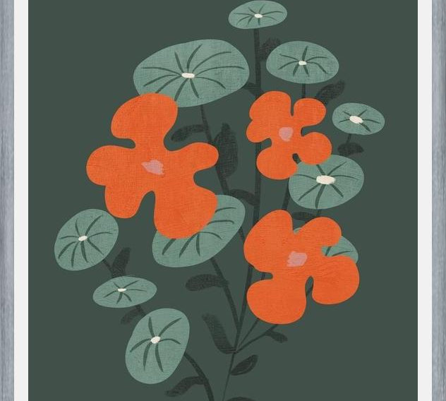 Cuadro Flowers In Green