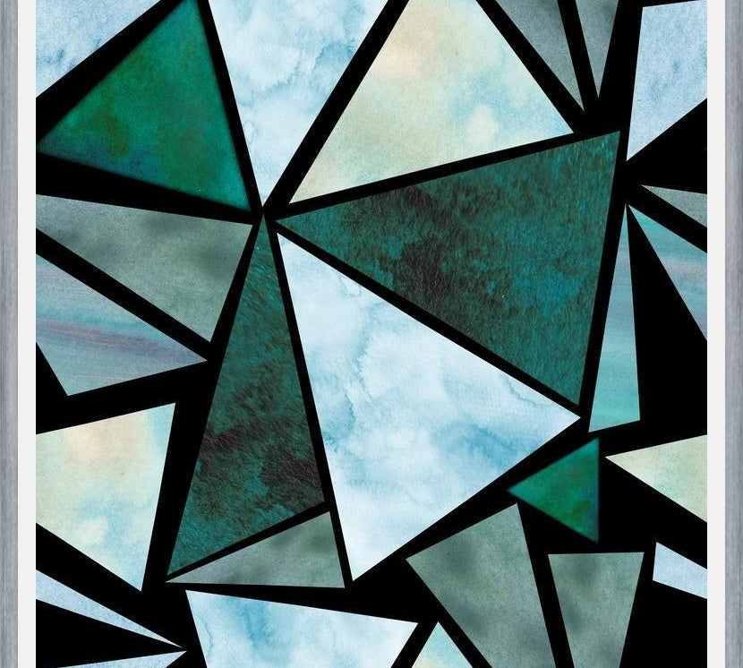 Cuadro Watercolor Triangles