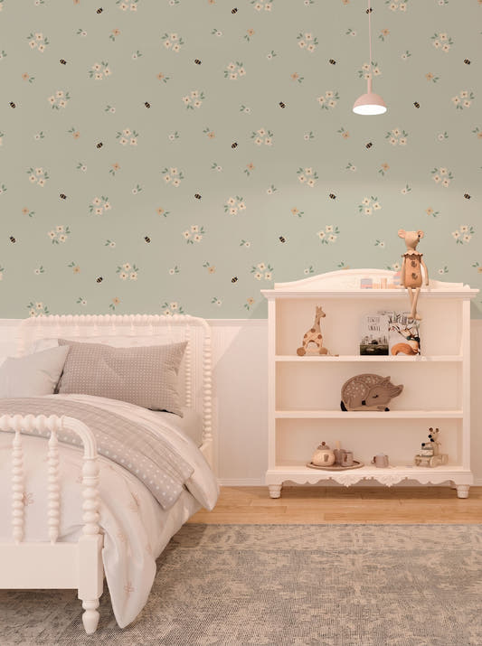 Papel Mural Abejitas