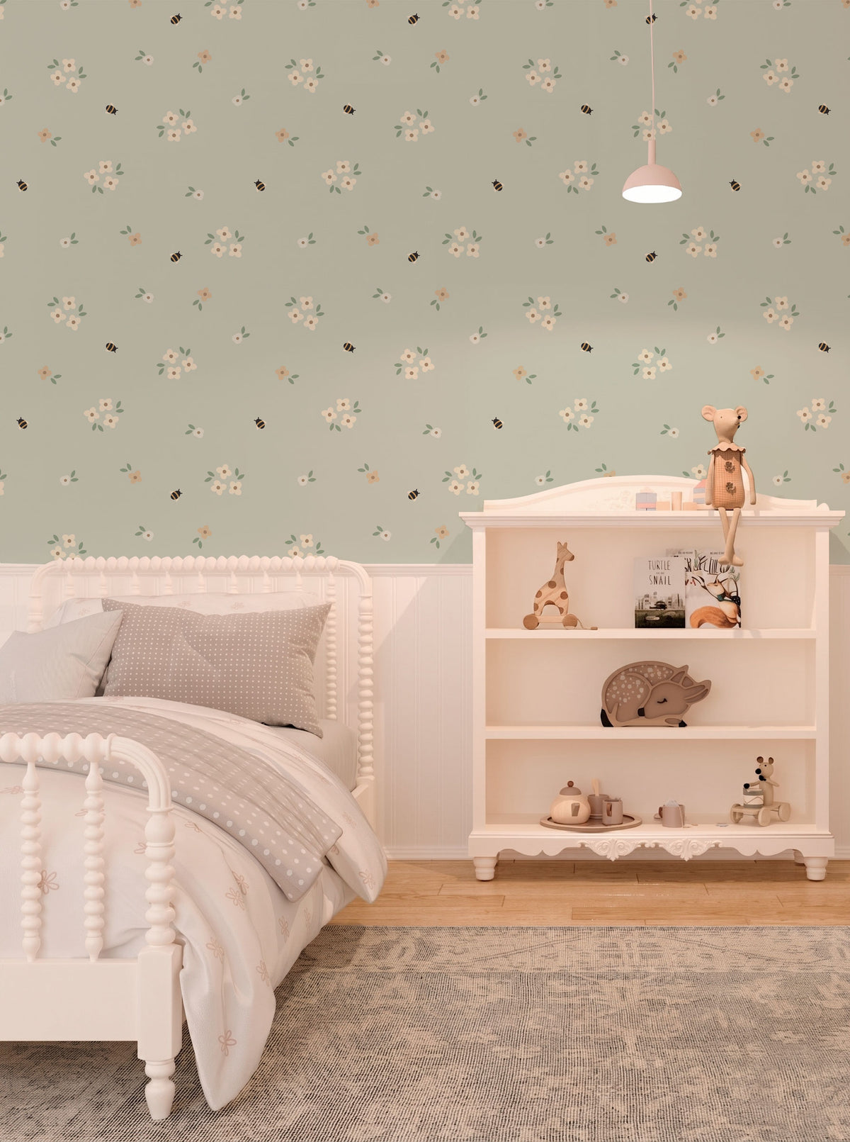 Papel Mural Abejitas