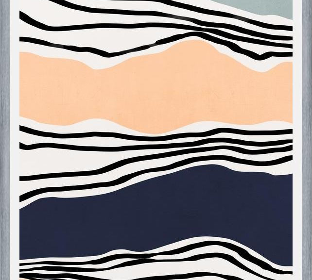 Cuadro Modern irregular Stripes 08