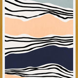 Cuadro Modern irregular Stripes 08