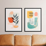 Set de Cuadros Abstract shapes