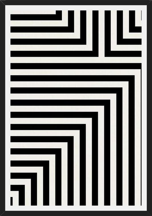 Cuadro MINIMALIST LINES - BLACK 01