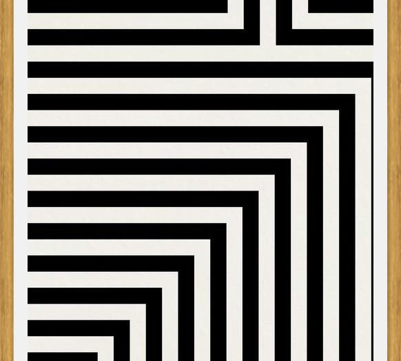 Cuadro MINIMALIST LINES - BLACK 01