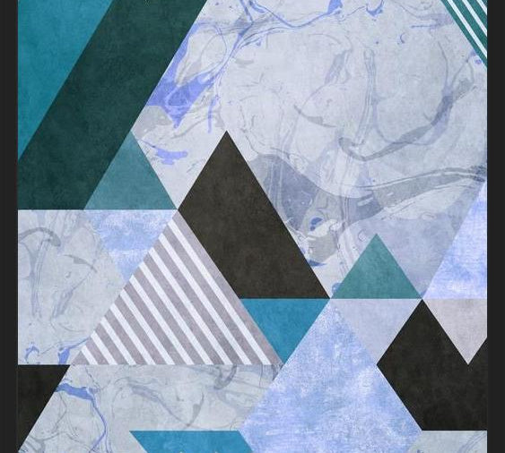Cuadro Set of Triangles