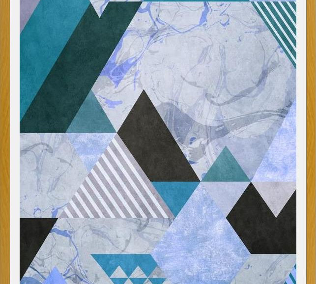 Cuadro Set of Triangles