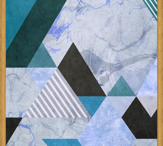 Cuadro Set of Triangles