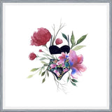 Cuadro bikinis y flores