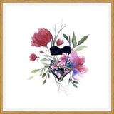 Cuadro bikinis y flores