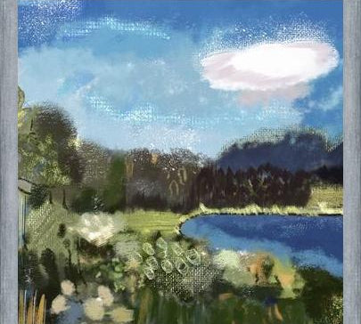 Cuadro Lake view