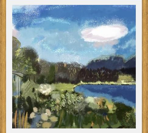 Cuadro Lake view
