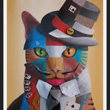 Cuadro Gato Urbano