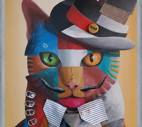 Cuadro Gato Urbano