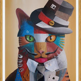 Cuadro Gato Urbano