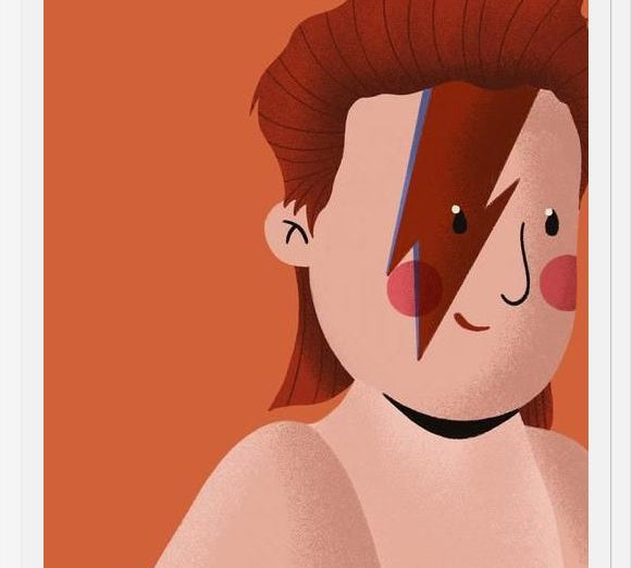 Cuadro David Bowie