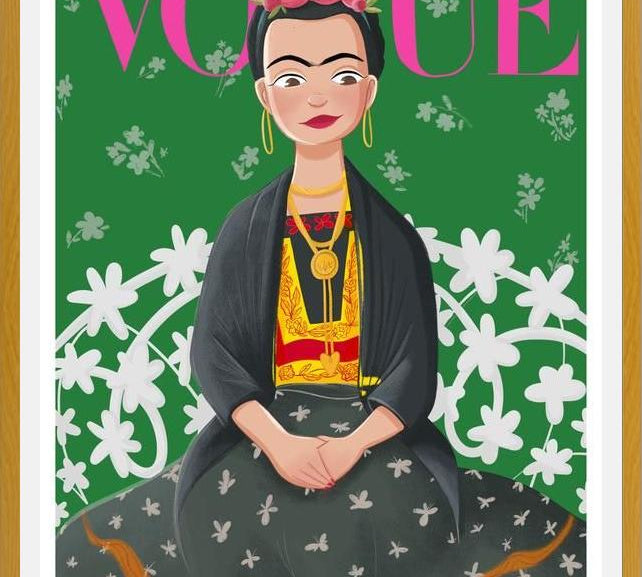 Cuadro Frida Vogue
