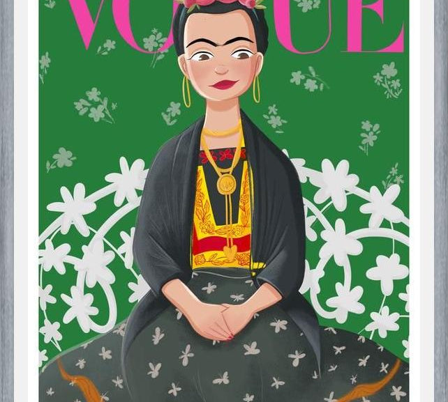 Cuadro Frida Vogue