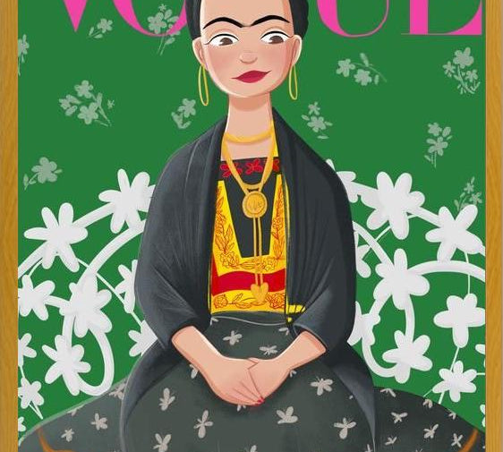 Cuadro Frida Vogue